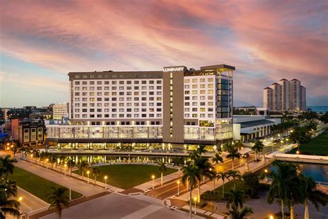 Luminary hotel fort myers - You can take a bus from Ft. Myers Airport (RSW) to Luminary Hotel & Co., Autograph Collection, Fort Myers via South Fort Myers Transfer/P&R Departure and Rosa Parks Transportation Ctr in around 1h 41m. Bus operators. Lee County Transit Phone +1 239-533-2111 Website leegov.com
